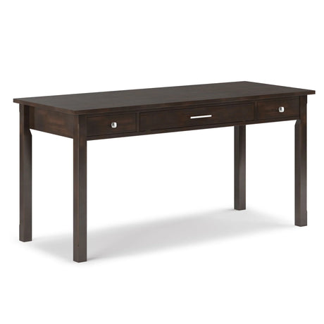 Avalon - Large Desk - Tobacco Brown - Furniture Home Direct