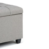 Sienna - Upholstered Storage Ottoman Bench - Furniture Home Direct
