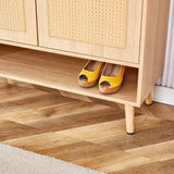 Modern Rattan Shoe Cabinet - Furniture Home Direct