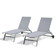 Chaise Lounge Outdoor Set of 2 - Furniture Home Direct