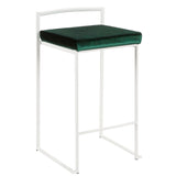 Fuji - Simple Elegance, Contemporary Stackable Counter Stool - Furniture Home Direct