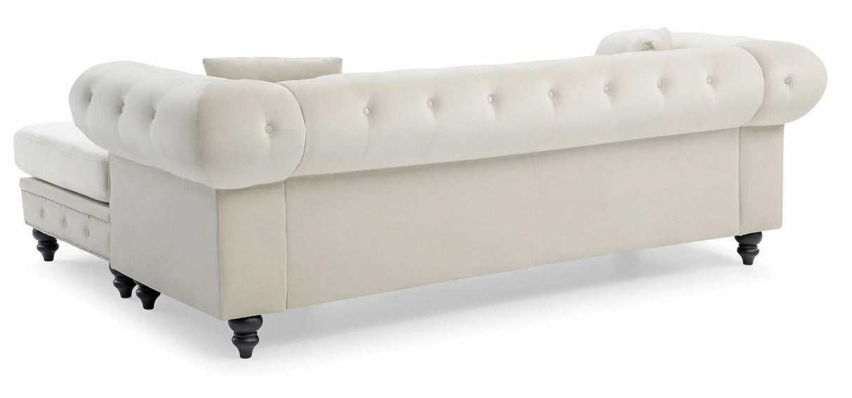 Nola - Luxurious Design Sofa Chaise - Furniture Home Direct