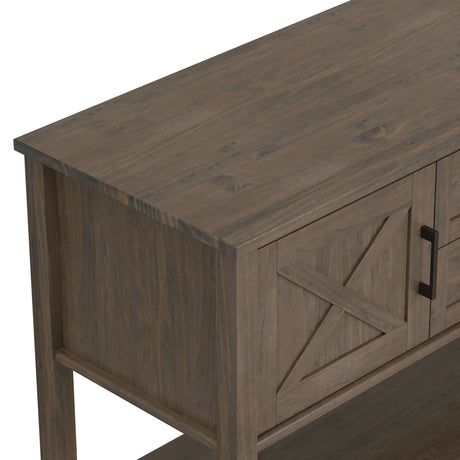 Ela - Console Table - Smoky Brown - Furniture Home Direct