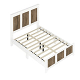 Bedroom Set Full Size Bed Dresser Nightstands Wood White - Furniture Home Direct