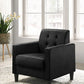 Hale - Velvet Accent Armchair With Tufting - Furniture Home Direct