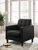 Hale - Velvet Accent Armchair With Tufting - Furniture Home Direct