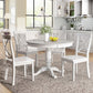5 Pieces Dining Table And Chairs Set For 4 Persons, Kitchen Room Solid Wood Table With 4 Chairs - Furniture Home Direct