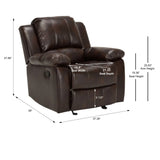 Charlotte - Glider Recliner With Classic Style - Furniture Home Direct