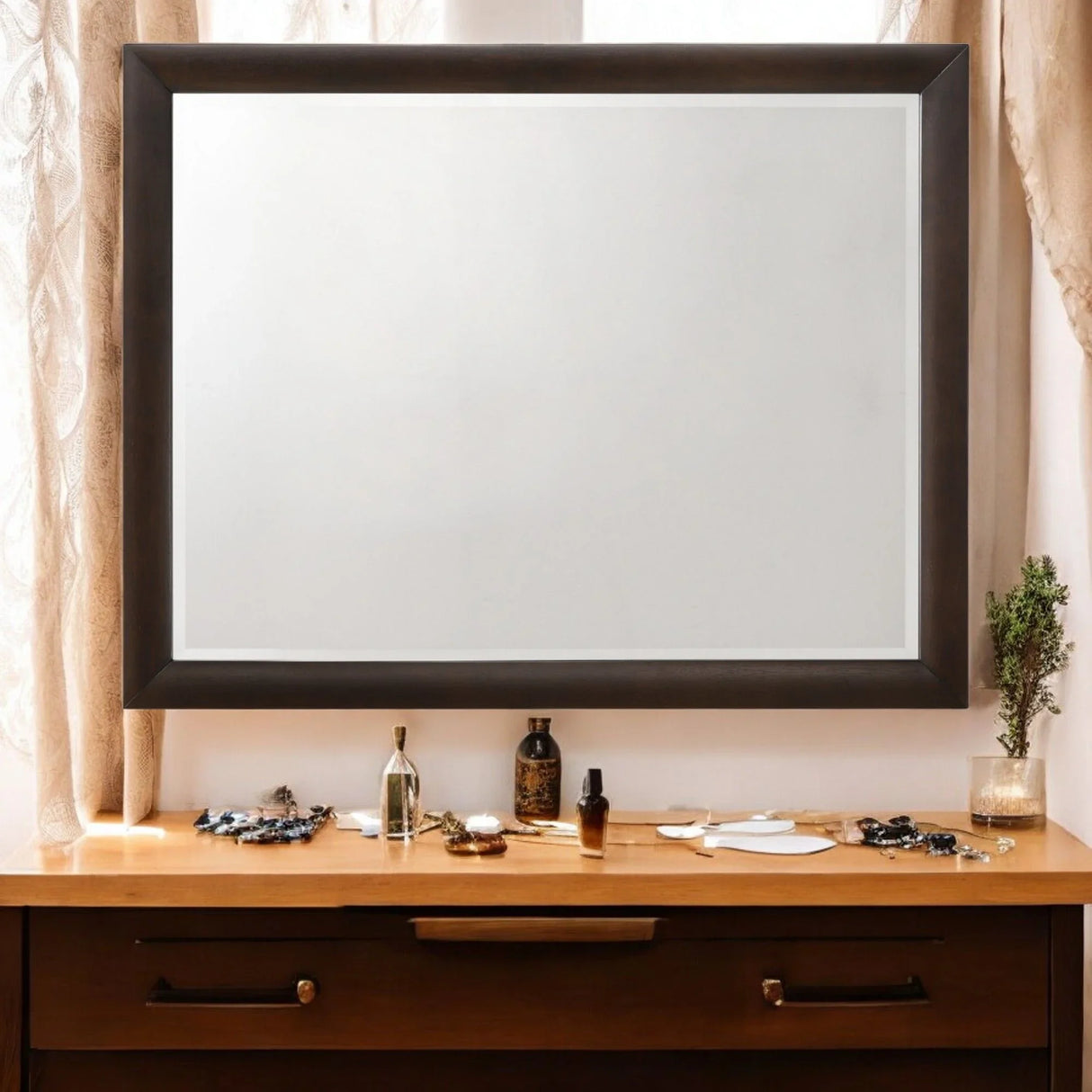Tablita - Dresser Mirror - Dark Merlot - Furniture Home Direct
