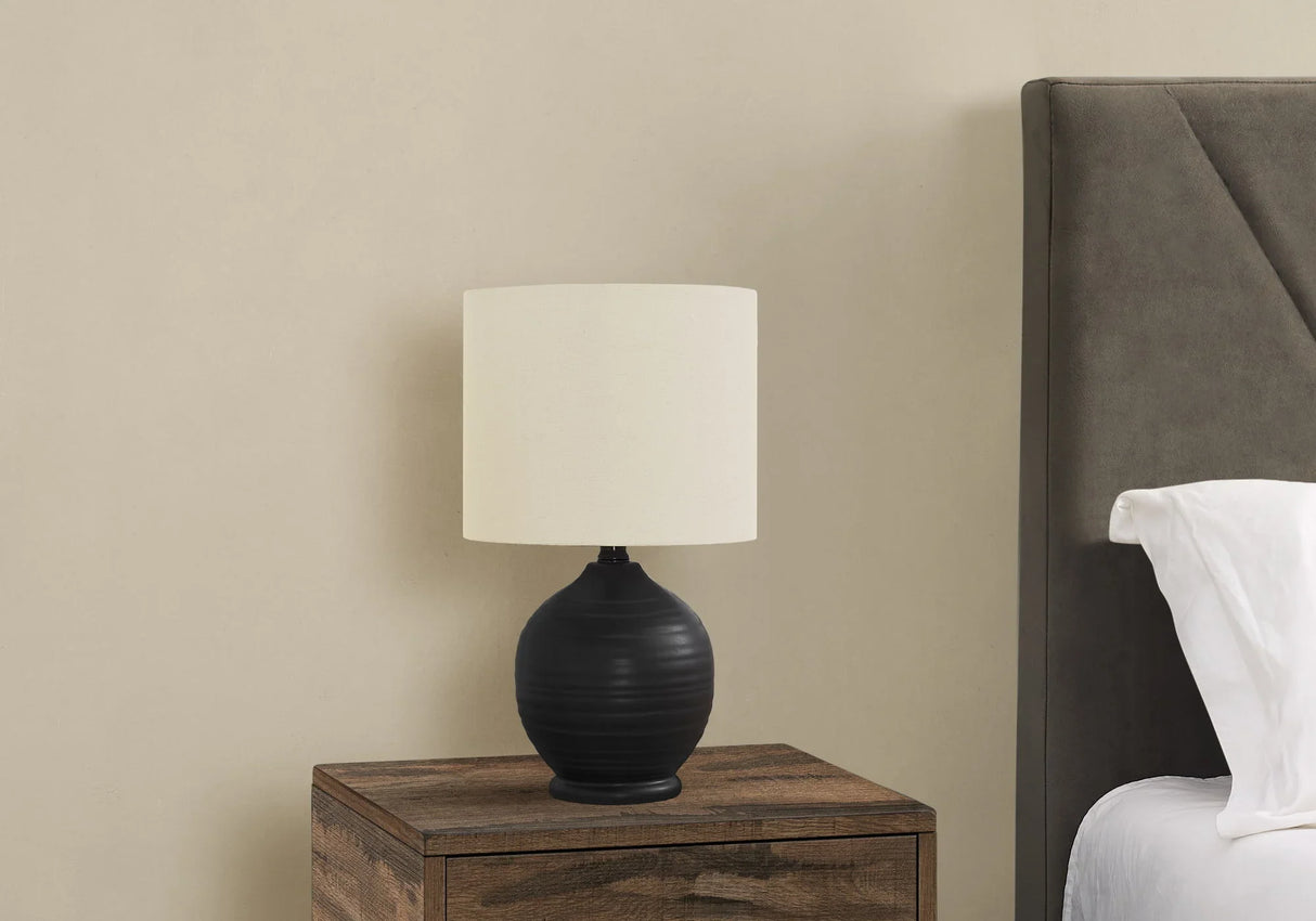 Lighting, Table Lamp, Ceramic, Transitional - Black - Furniture Home Direct