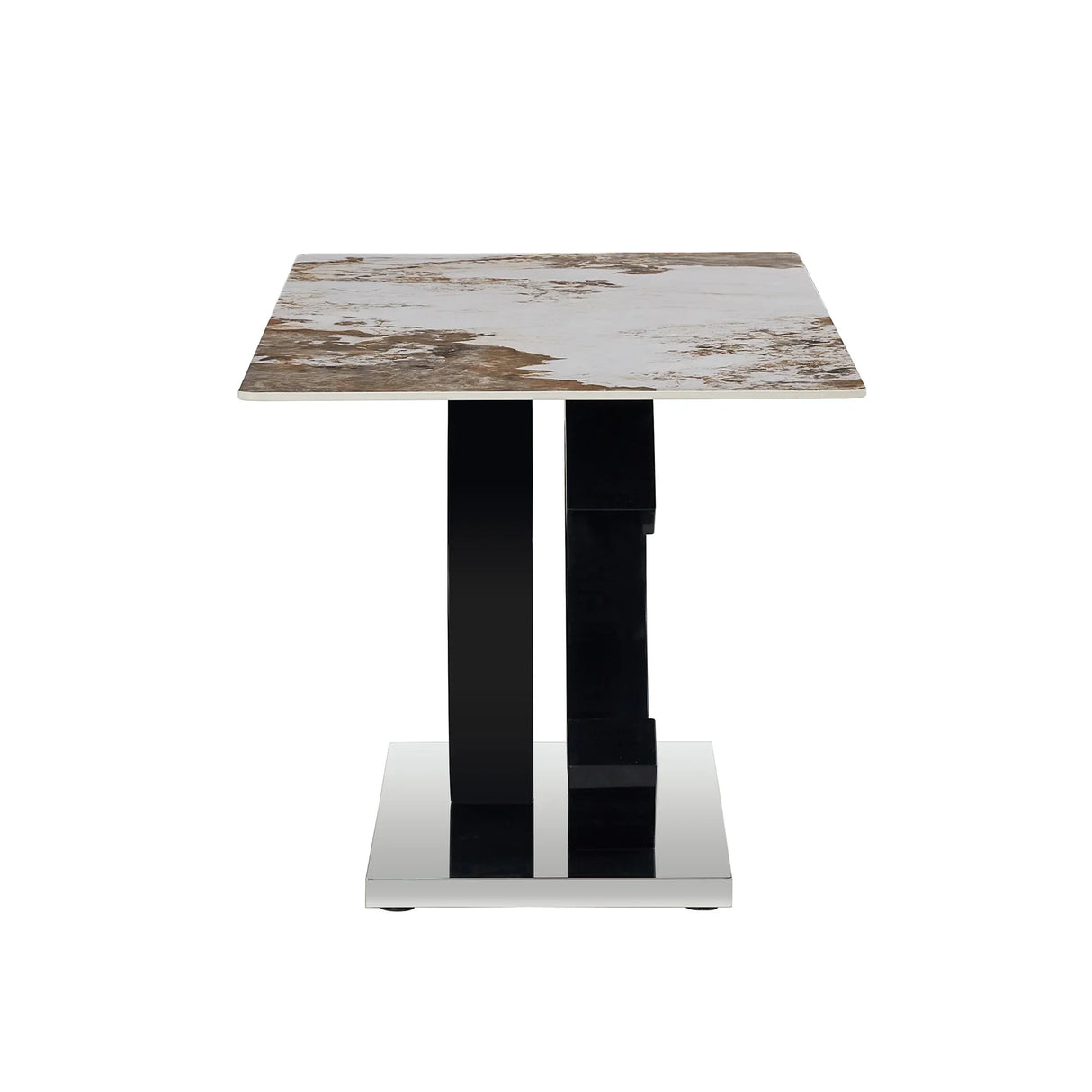 Large Rectangular Faux Marble Dining Table - Furniture Home Direct