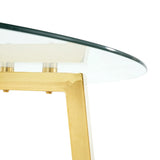 Dining Set Glass Table With Gold Frame Chairs Charcoal - Furniture Home Direct