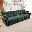 Chenille Sofa - Green - Furniture Home Direct