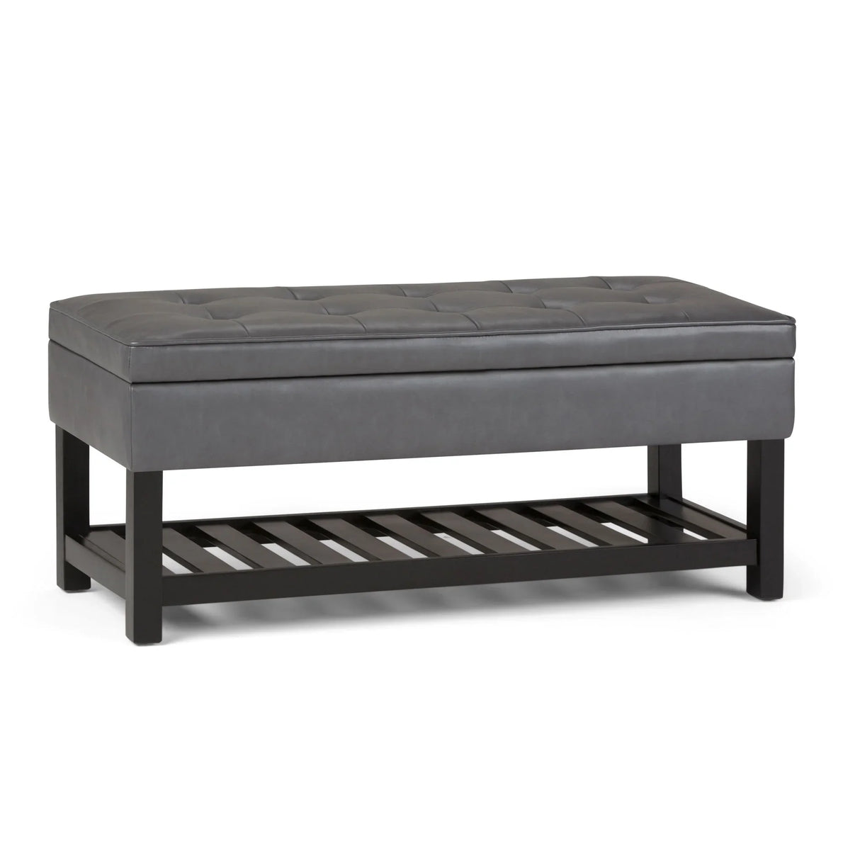 Cosmopolitan - Storage Ottoman Bench With Open Bottom - Furniture Home Direct