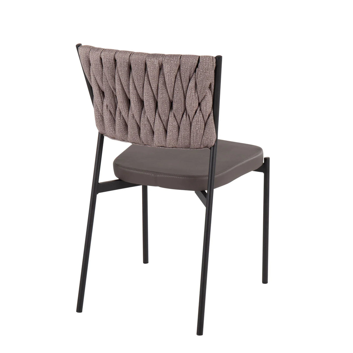 Tania - Braided Contemporary Chair (Set of 2) - Furniture Home Direct