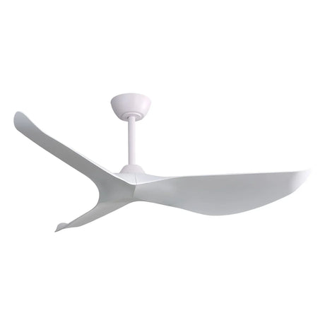 Indoor Ceiling Fan Without Light, 6 Speeds Reversible DC Motor, 3 ABS Blade Ceiling Fan White For Bedroom - White - Furniture Home Direct