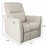 Asheville - Suede Recliner Chair - Furniture Home Direct