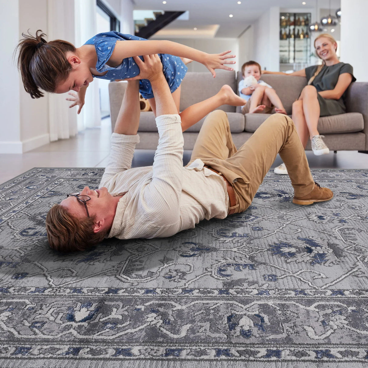 Marfi - Trendy Oriental Rug - Furniture Home Direct