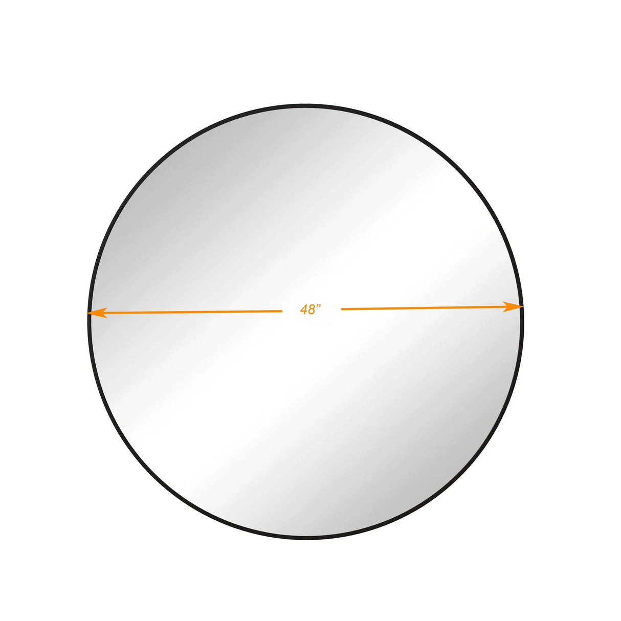 Wall Circular Mirror Metal Framed Mirror Round Vanity Mirror Dressing Mirror, For Bathroom, Living Room, Bedroom Wall Decor - Furniture Home Direct