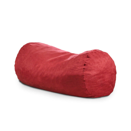 Jasper - Traditional Cylindrical Suede Bean Bag - Furniture Home Direct