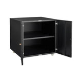 Office Furniture Copier Cabinet 2 Door Steel Copier Stand Mobile Pedestal File Printer Stand - Furniture Home Direct