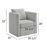 Sutton - Swivel Barrel Chair - Furniture Home Direct