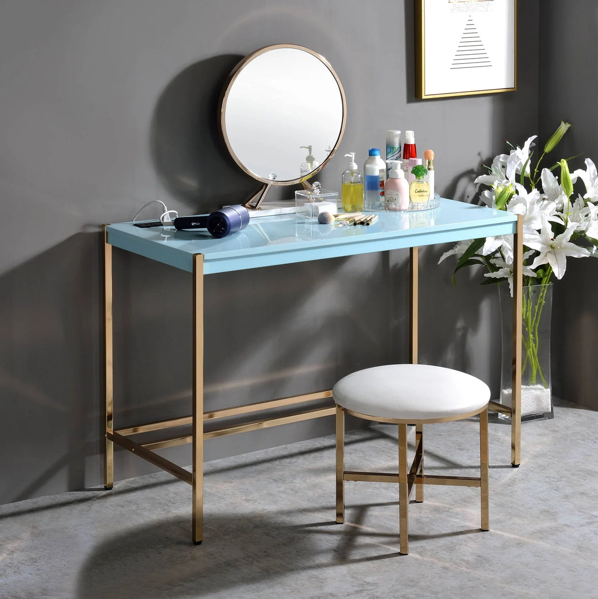 Midriaks - Writing Desk With USB - Furniture Home Direct
