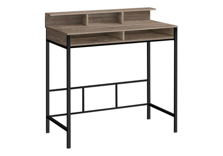Computer Desk For Home Office, Standing, Storage Shelves, Laptop, Contemporary & Modern - Furniture Home Direct