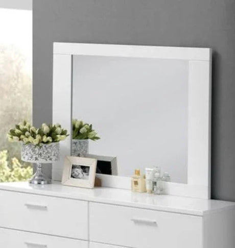 Lorimar - Mirror - White - Furniture Home Direct
