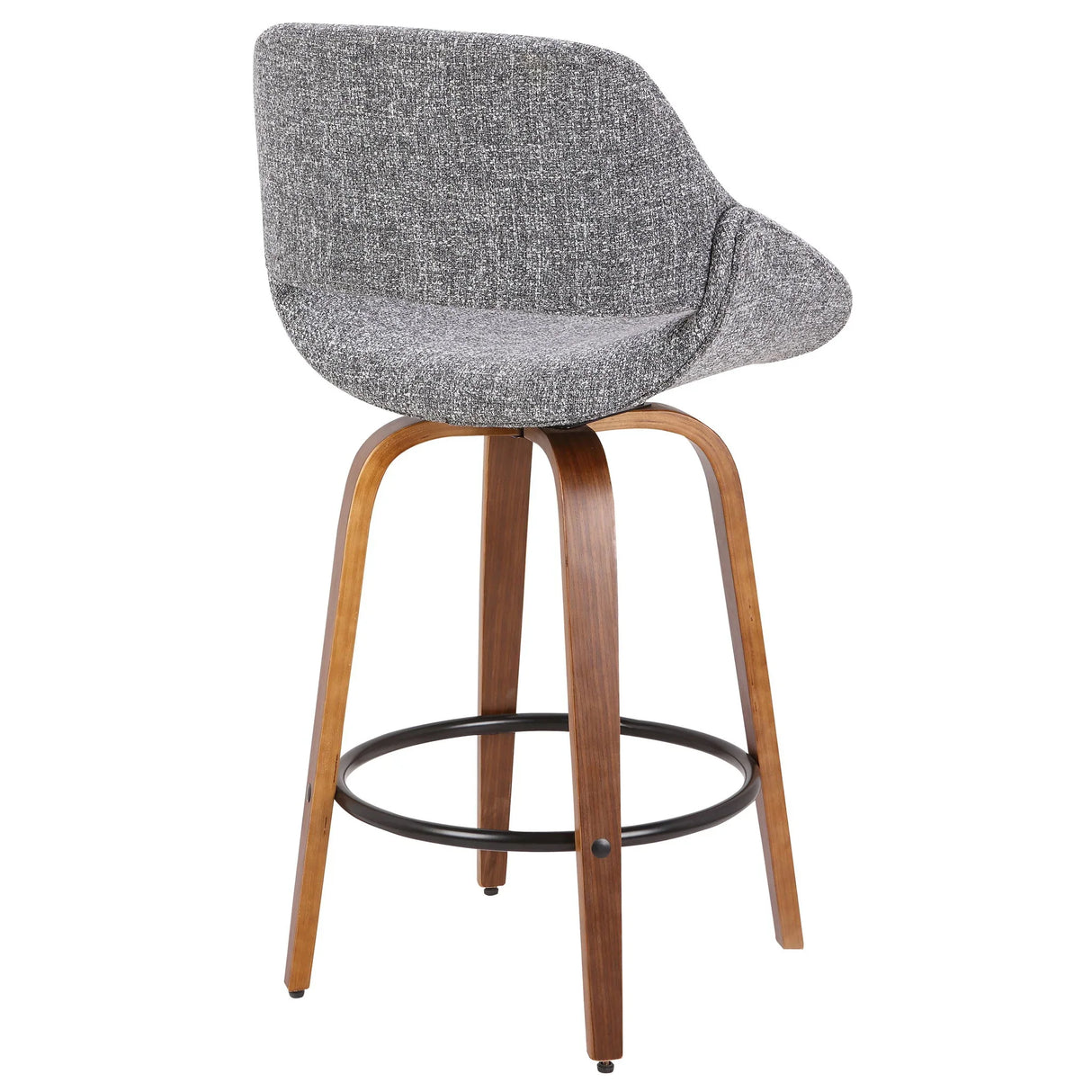 Fabrico - Mid Century Inviting Design Modern Counter Stool - Furniture Home Direct