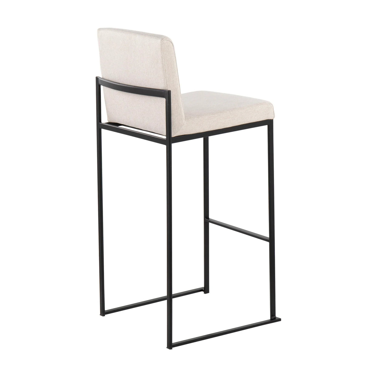 Fuji - Contemporary High Back Barstool Elegant Design - Furniture Home Direct
