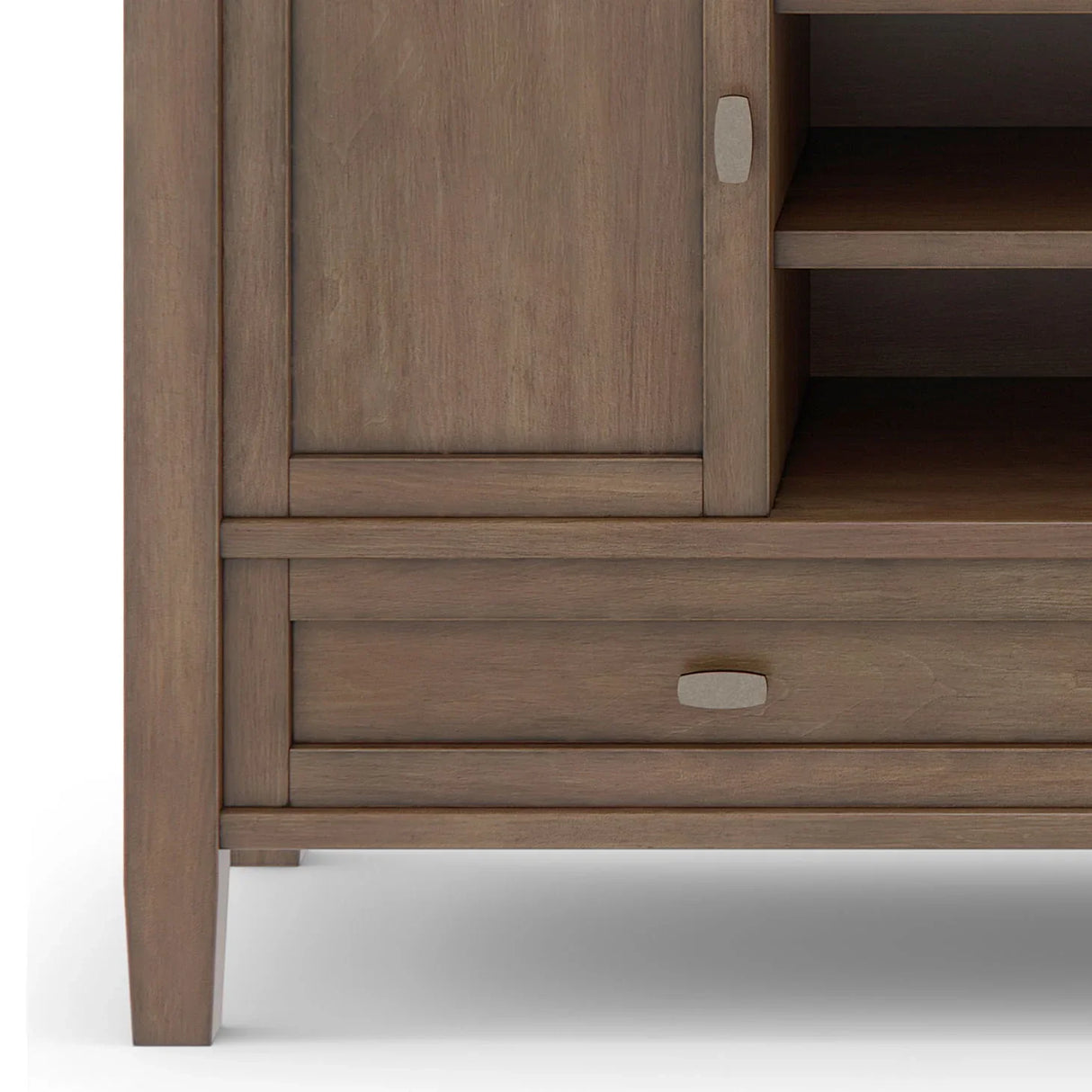 Warm Shaker - TV Media Stand Handcrafted - Furniture Home Direct