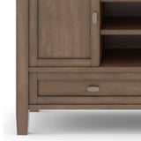 Warm Shaker - TV Media Stand Handcrafted - Furniture Home Direct