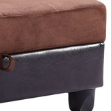 Stylish Storage Contemporary Ottoman - Furniture Home Direct