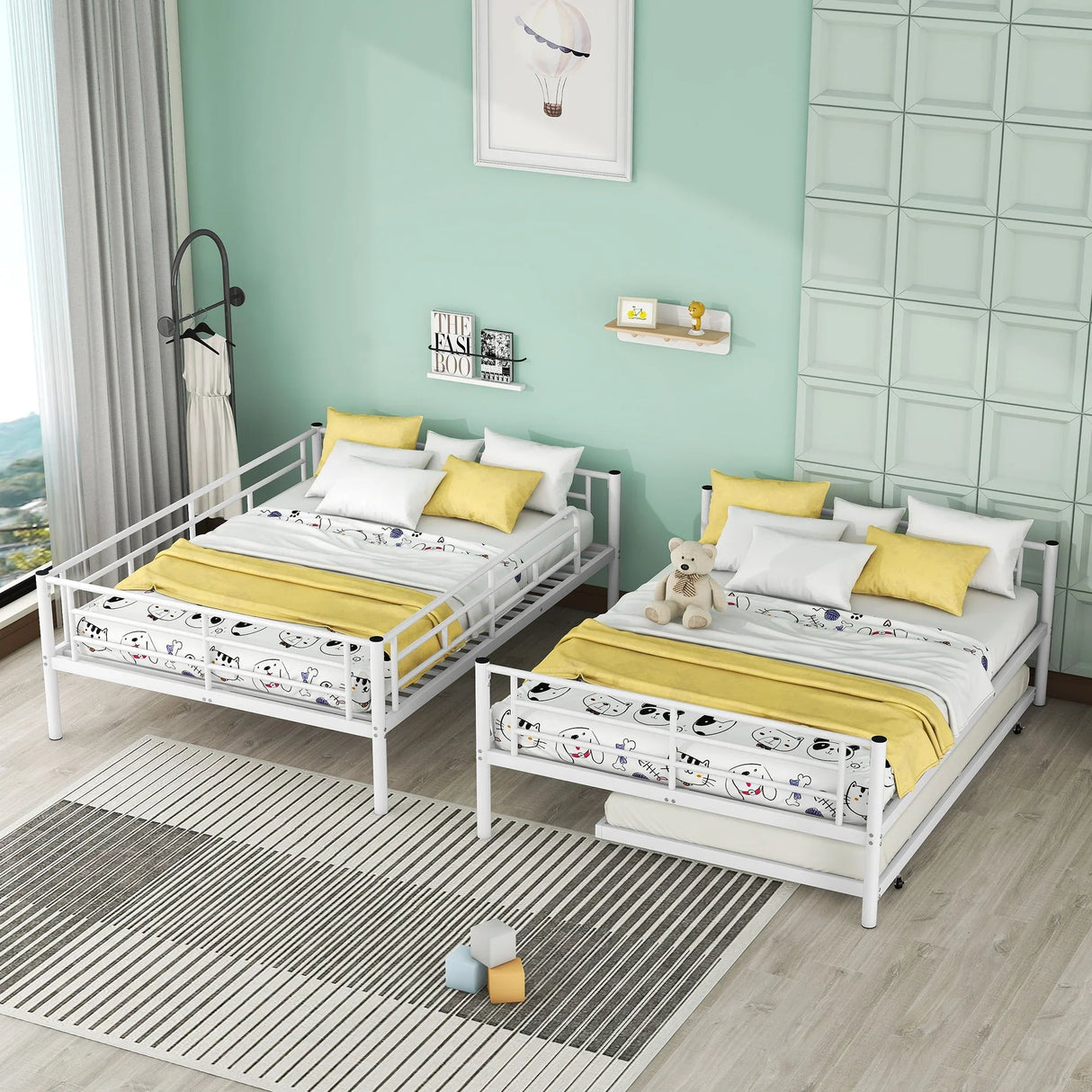 Steel Construction Bunk Bed - Furniture Home Direct