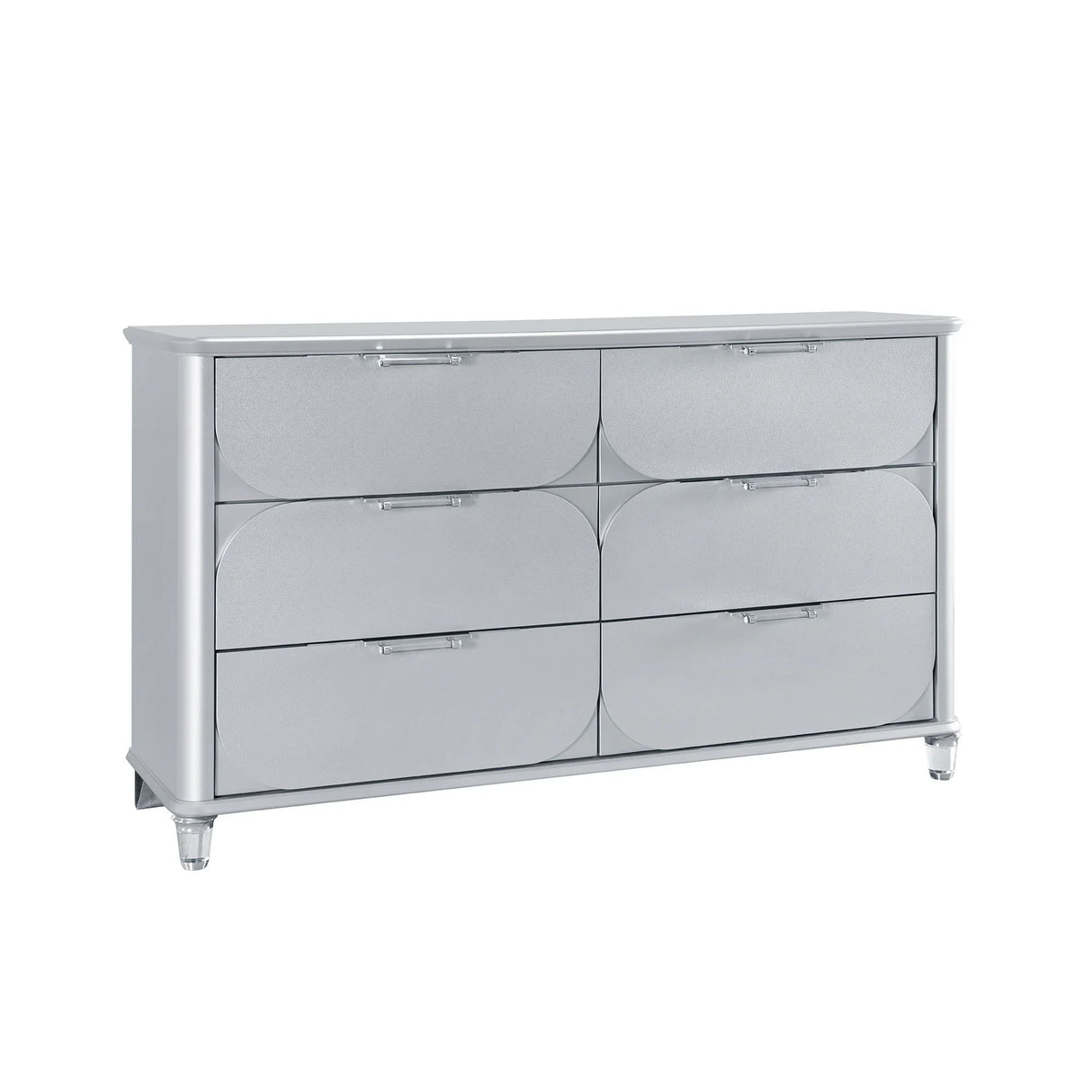 Laura - Dresser With Spacious Drawers - Silver - Furniture Home Direct