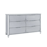 Laura - Dresser With Spacious Drawers - Silver - Furniture Home Direct