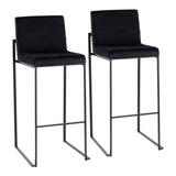Fuji - Contemporary High Back Barstool Elegant Design - Furniture Home Direct