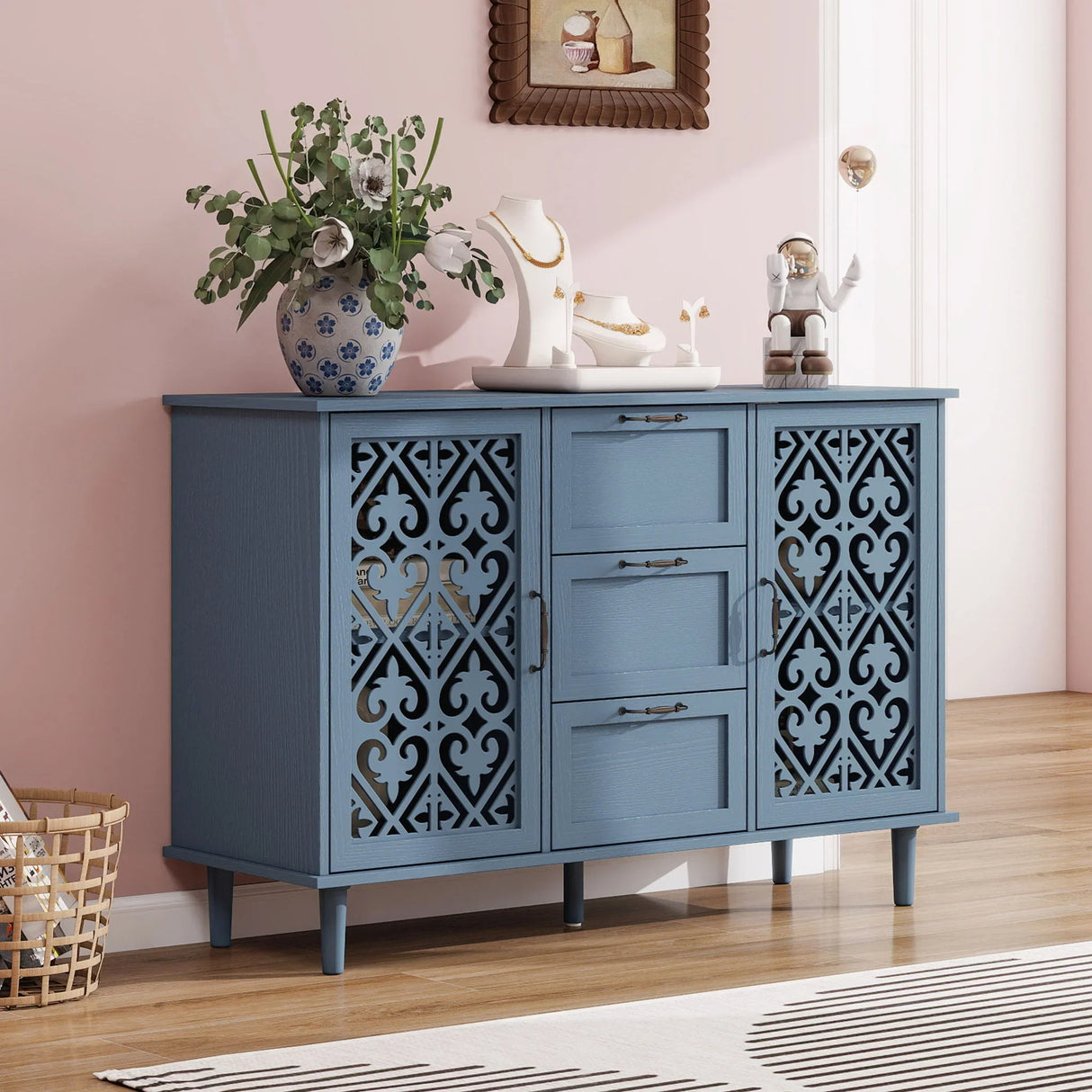 2 Door 3 Drawer Cabinet - Furniture Home Direct