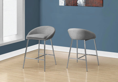 Swivel Stool Bar Height, Contemporary & Modern (Set of 2) - Furniture Home Direct