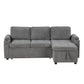 Convertible L Shaped Sofa Couch With Storage, Cup Holders, USB Ports - Furniture Home Direct