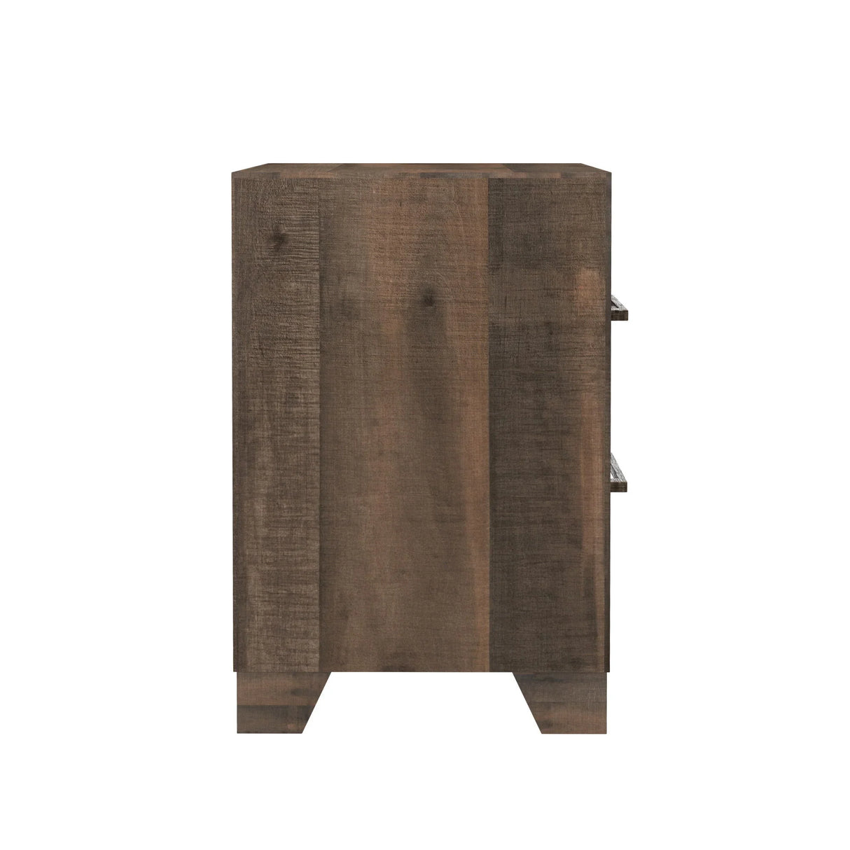 Plinz - 2 Drawer Nightstand - Brown - Furniture Home Direct