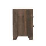 Plinz - 2 Drawer Nightstand - Brown - Furniture Home Direct