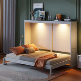 Murphy Wall Bed Modern Design With LED Lights - Furniture Home Direct