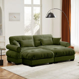 Super Comfort Oversized Modular Sectional Sofa With Movable Ottoman - Furniture Home Direct