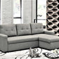 Convertible L Shaped Sectional Sleeper Sofa Bed, Saving Pull Out Couch - Furniture Home Direct