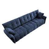 Chenille Sofa - Blue - Furniture Home Direct