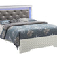 Bed With LED Light Accents Headboard - Furniture Home Direct