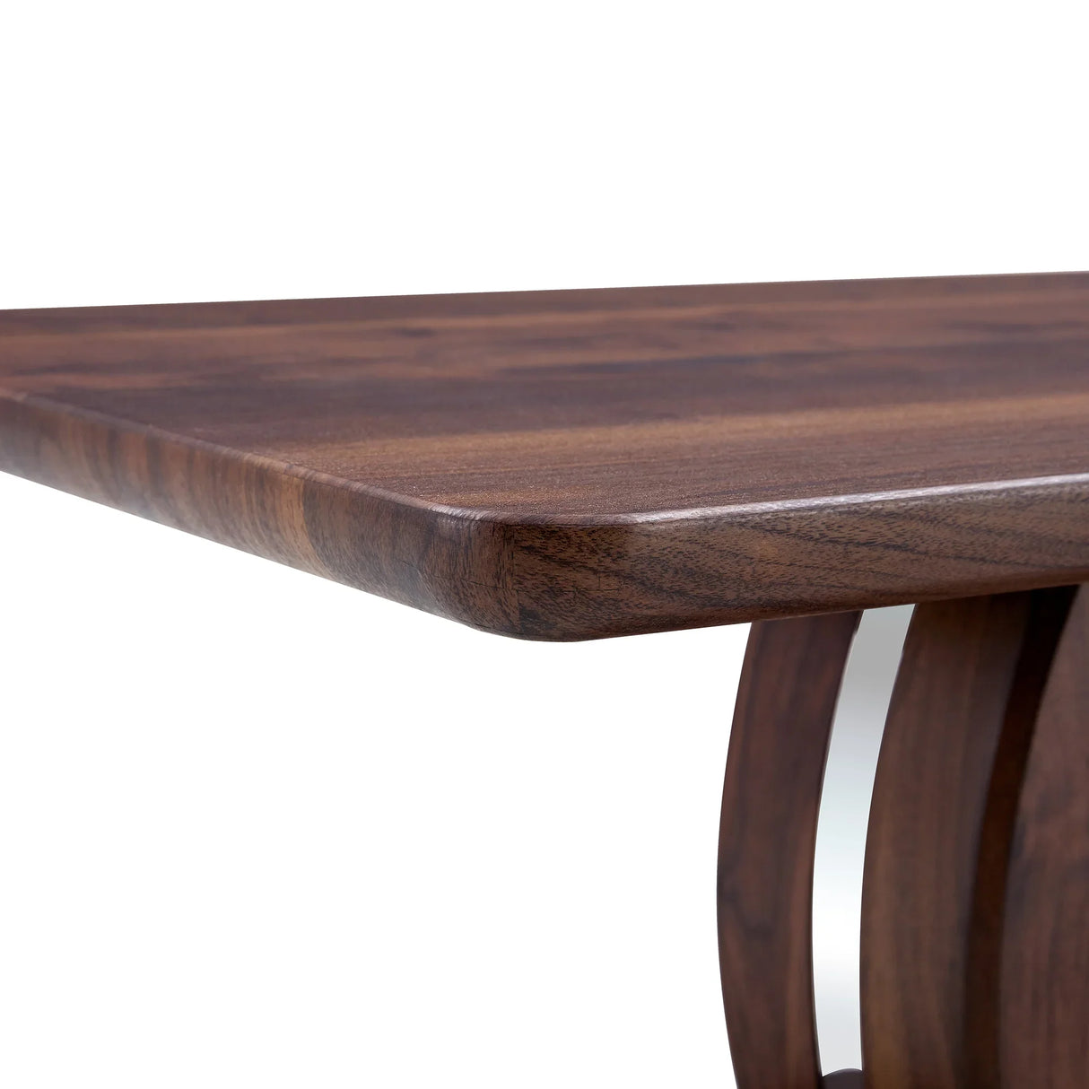 Coffee Table Modern Rectangular Walnut Finish Walnut - Furniture Home Direct