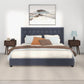 Donald - Mid-Century Modern Upholstered Platform Bed - Furniture Home Direct